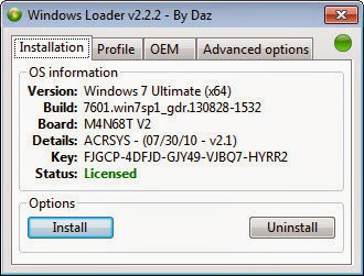 Windows loader by daz